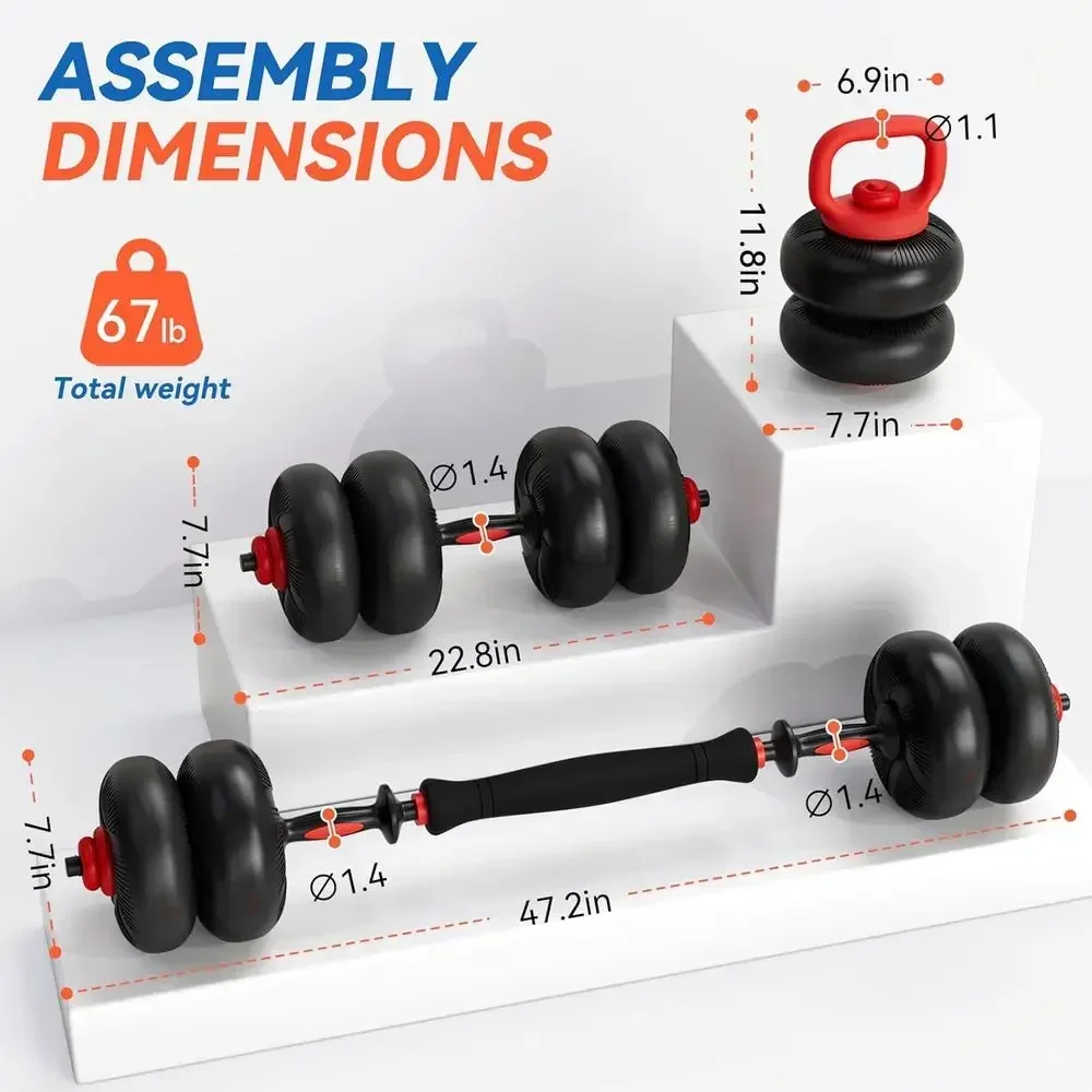 Adjustable Dumbbell Set with P - огляд і ціна Dumbbell Set