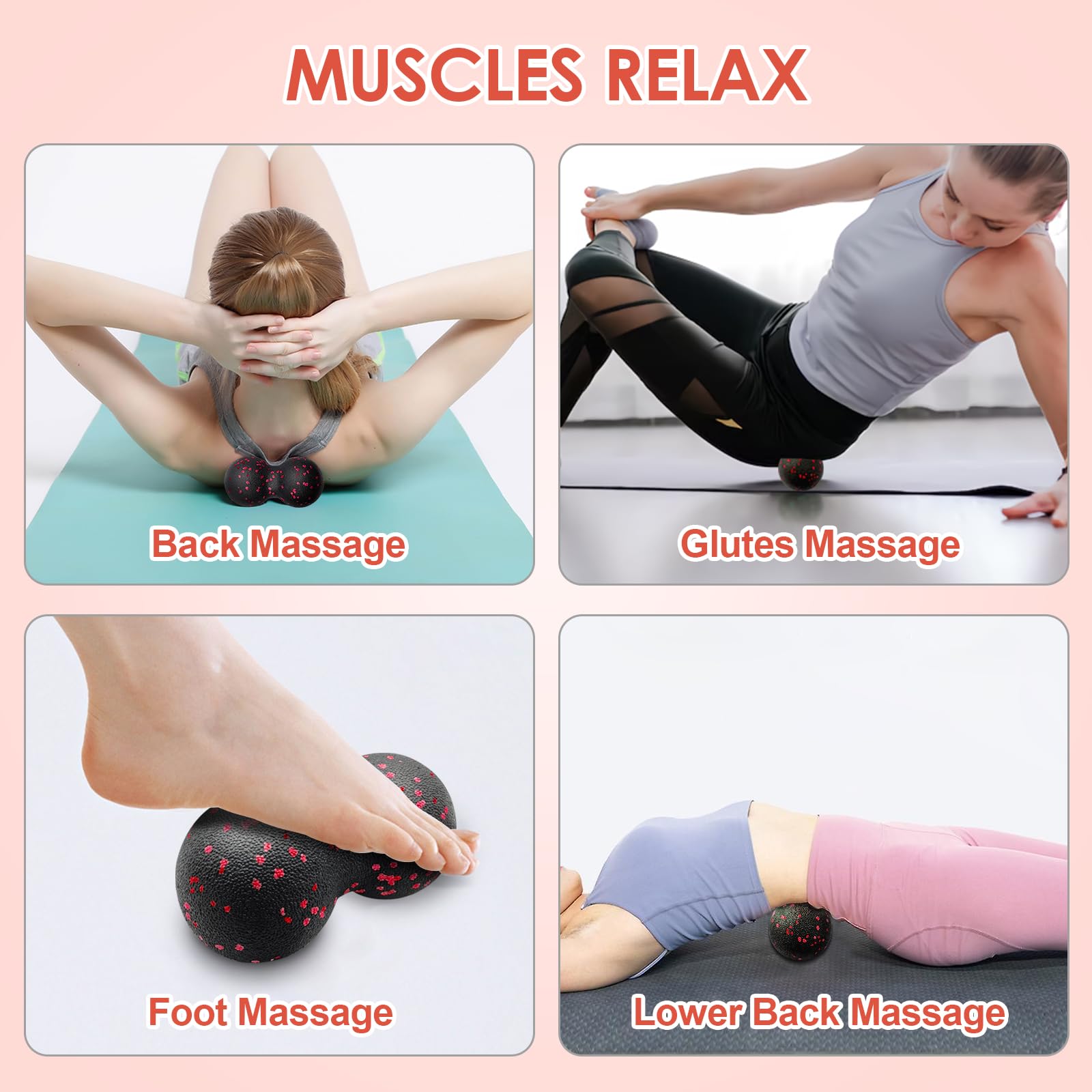 Hollow Yoga Roller Massage Pea - огляд і ціна Gym Ball