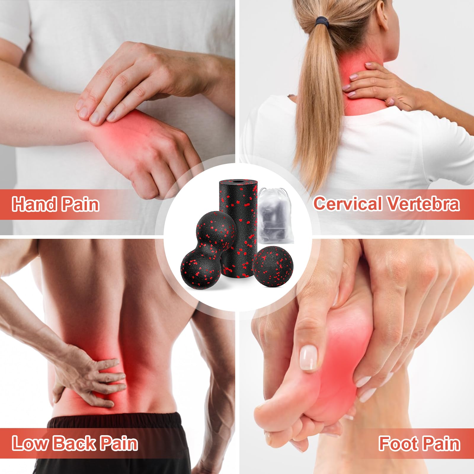 Hollow Yoga Roller Massage Pea - огляд і ціна Gym Ball